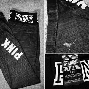 PINK BY Victoria secret MAROON YOGA PANTS